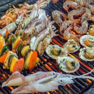 Sandwich aux Fruits de Mer Grillés