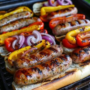 Hot Dog Grillé au feu de bois