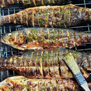 Poisson grillé - lak jeun