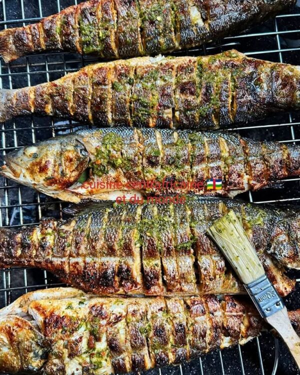 Poisson grillé - lak jeun