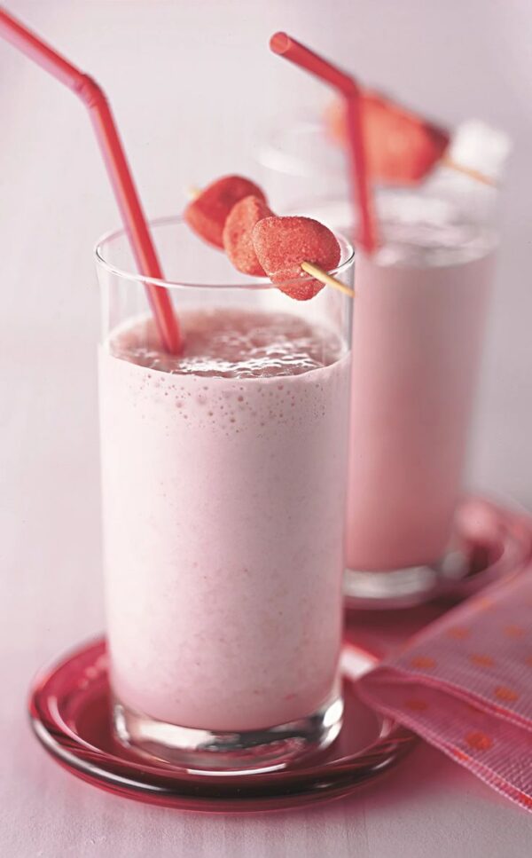 Jus de Fraise au lait