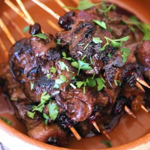 Brochette de Foie Grillé